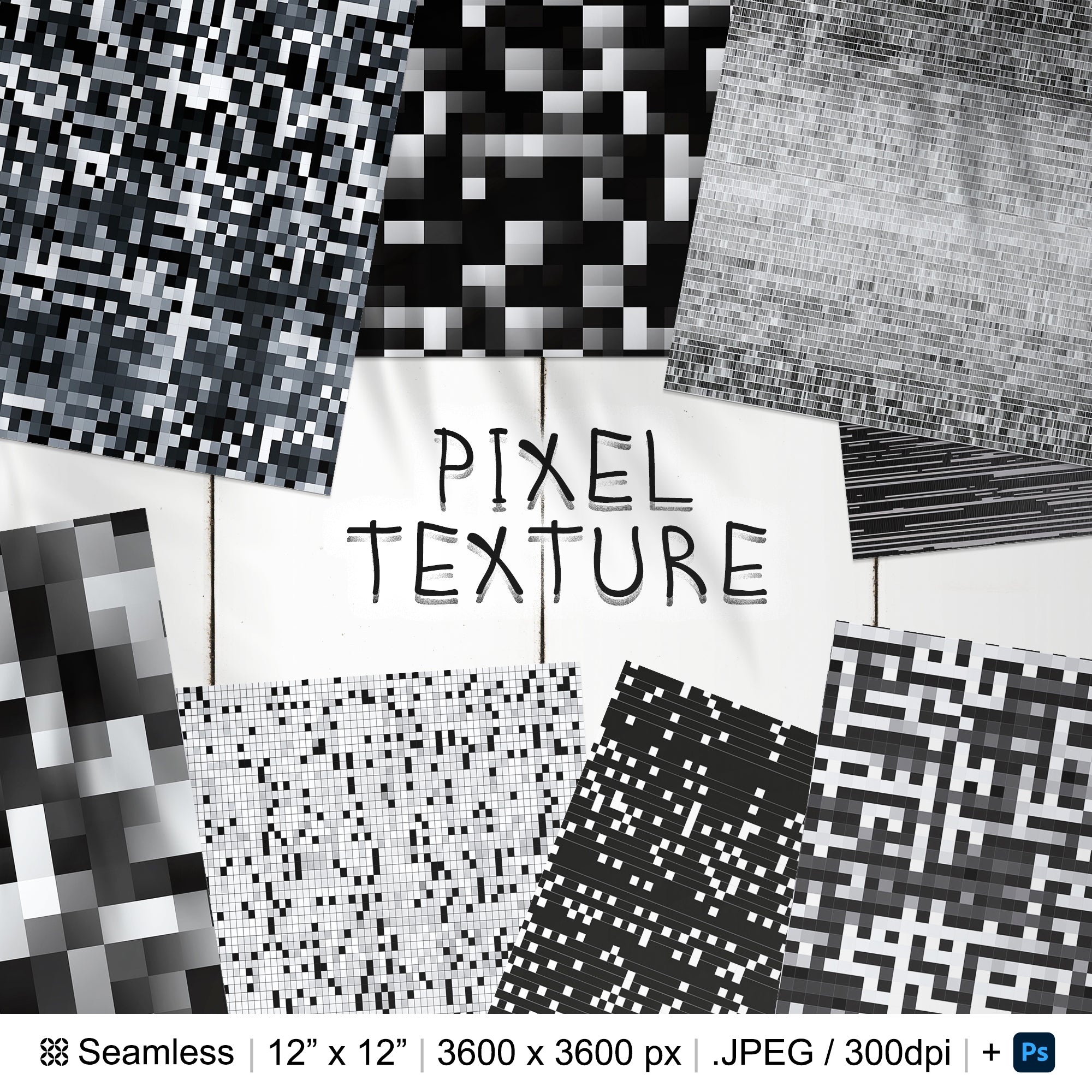 6 Pixel Pattern 174 Pixel Seamless Pattern – ProCreativeBreeze