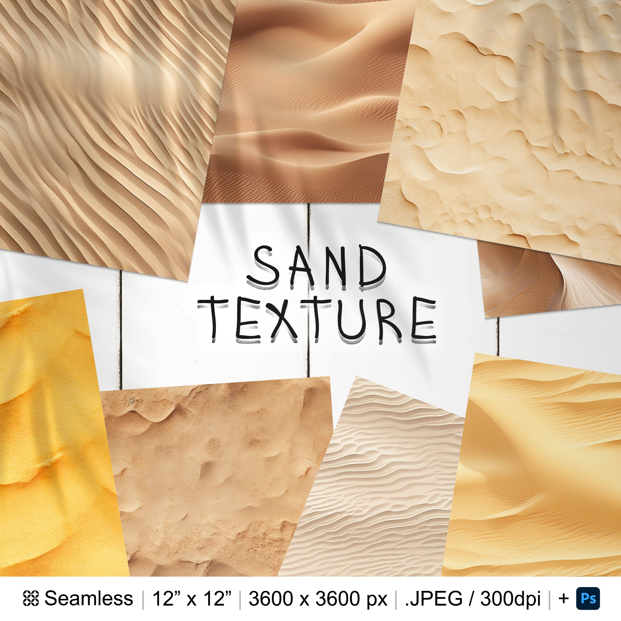 137 Sand Seamless Pattern Background | Dunes Digital Seamless Pattern | 3d Sand Digital Paper | Photoshop Beach Sand | Desert Patterns