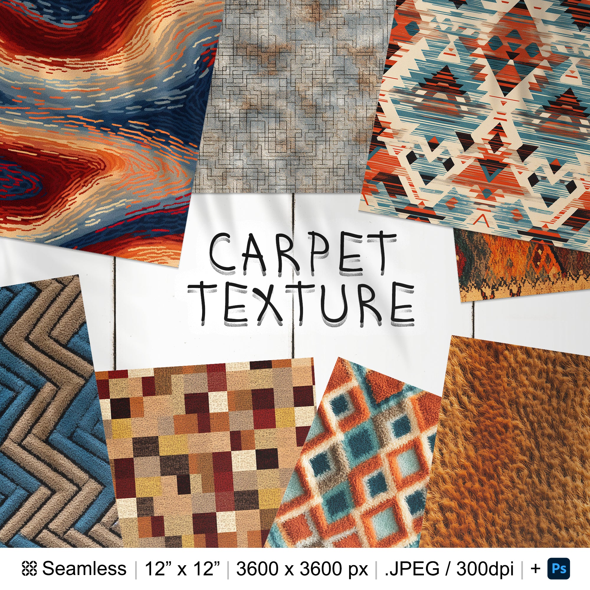 145 Carpet Seamless Pattern | Digital Seamless Pattern Fabric | 3d Carpet Digital Paper | Photoshop Fabric Patterns | Photoshop Carpet